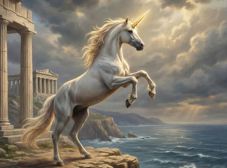純粋・清らかさ・力・高潔さの象徴であるユニコーン