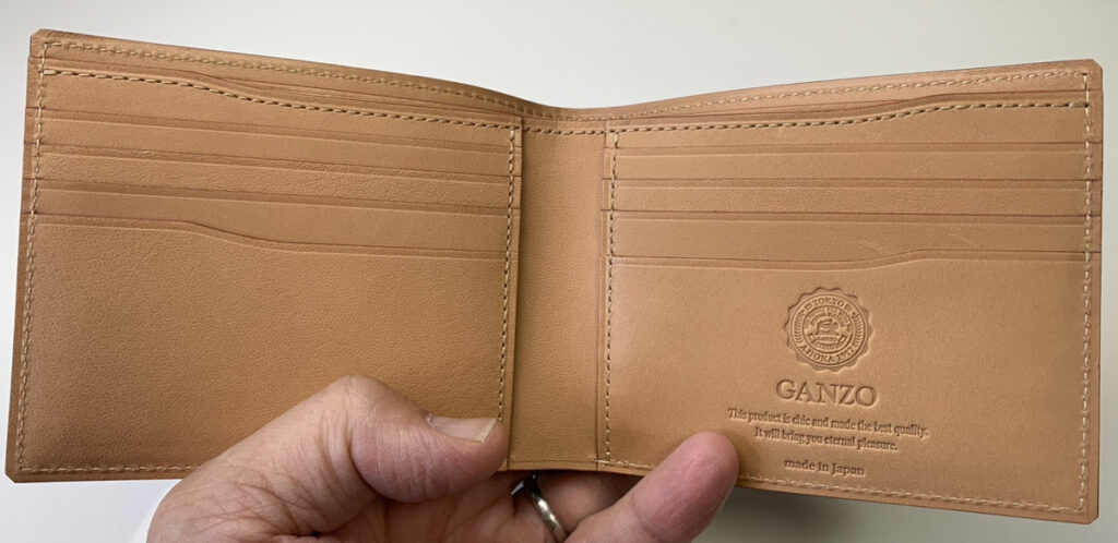 ほぼ新品の姫路製タンニン鞣し牛革